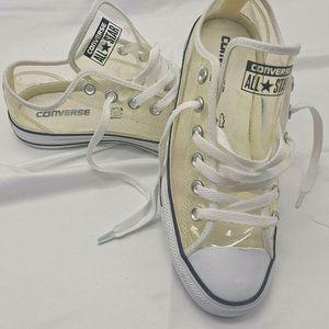 Converse All Star Sneakers Shoes Transparent SZ 8
